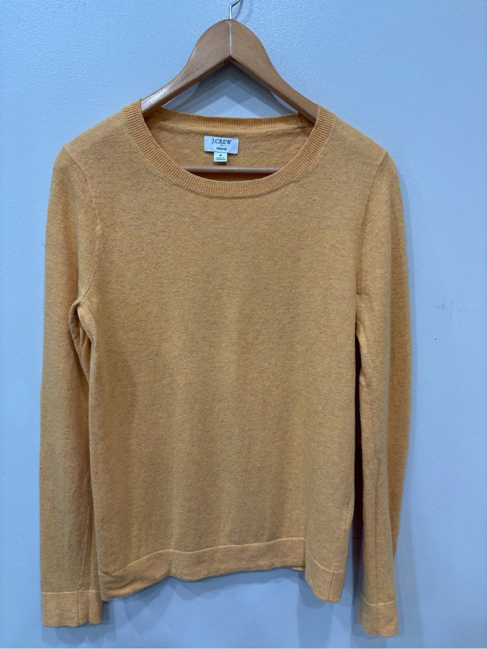 J. Crew Teddie Merino Wool Blend Crewneck Sweater Women’s Size Small